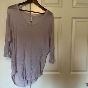 Purple 3/4 Sleeve Top